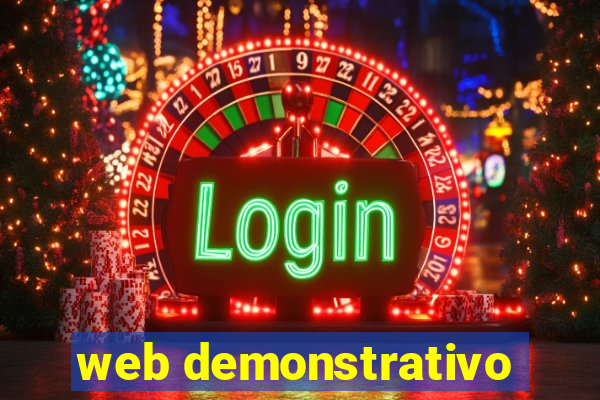 web demonstrativo